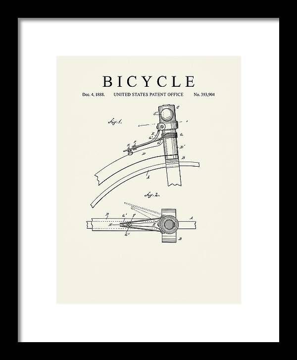 Bicycle Minimalist Patent Us393904a