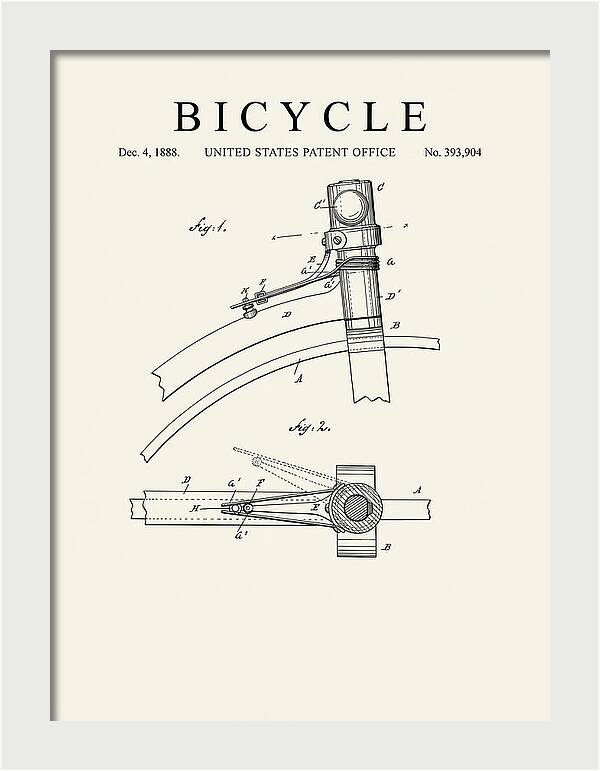 Bicycle Minimalist Patent Us393904a