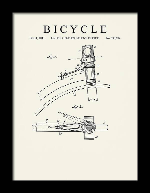 Bicycle Minimalist Patent Us393904a