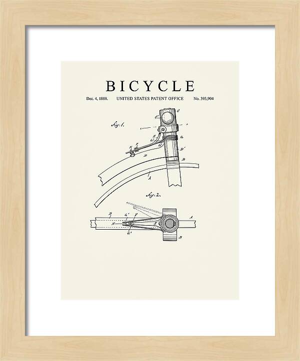 Bicycle Minimalist Patent Us393904a
