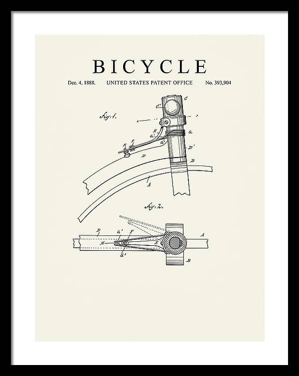 Bicycle Minimalist Patent Us393904a