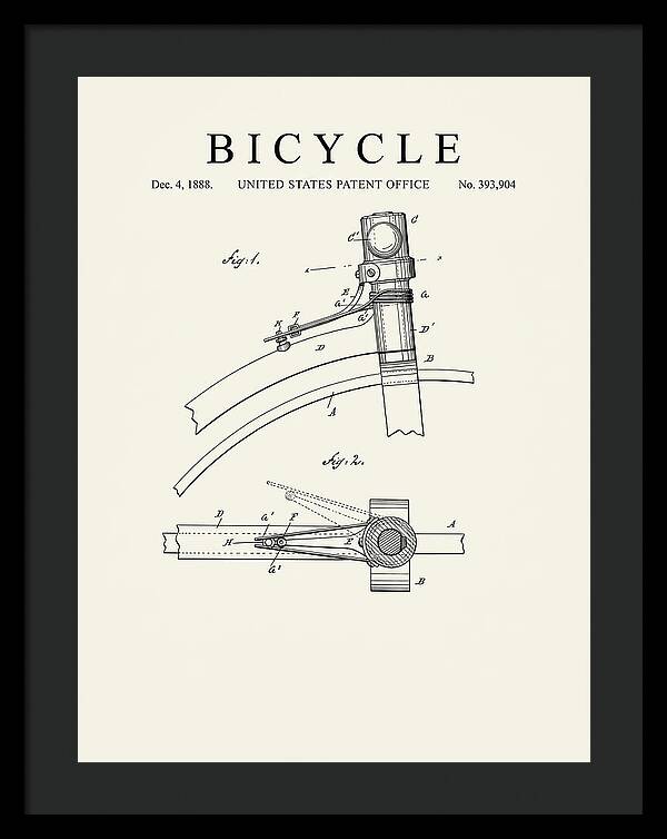 Bicycle Minimalist Patent Us393904a