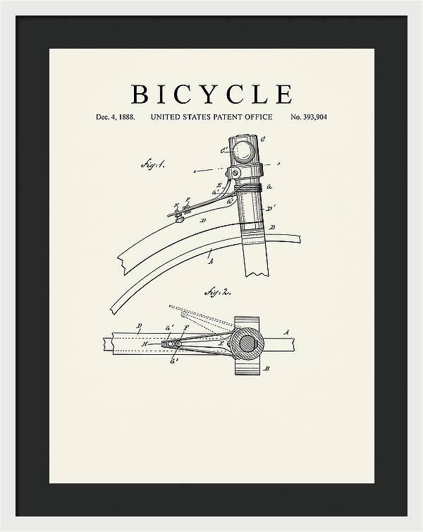 Bicycle Minimalist Patent Us393904a