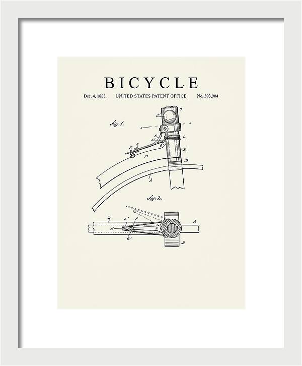 Bicycle Minimalist Patent Us393904a