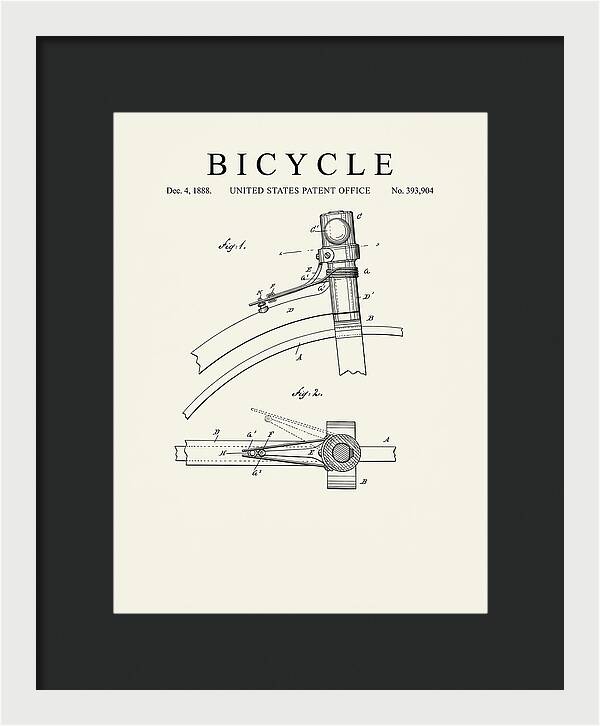 Bicycle Minimalist Patent Us393904a