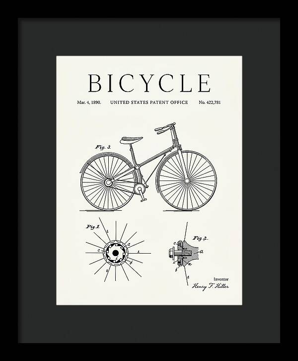 Bicycle Minimalist Patent Us422781a