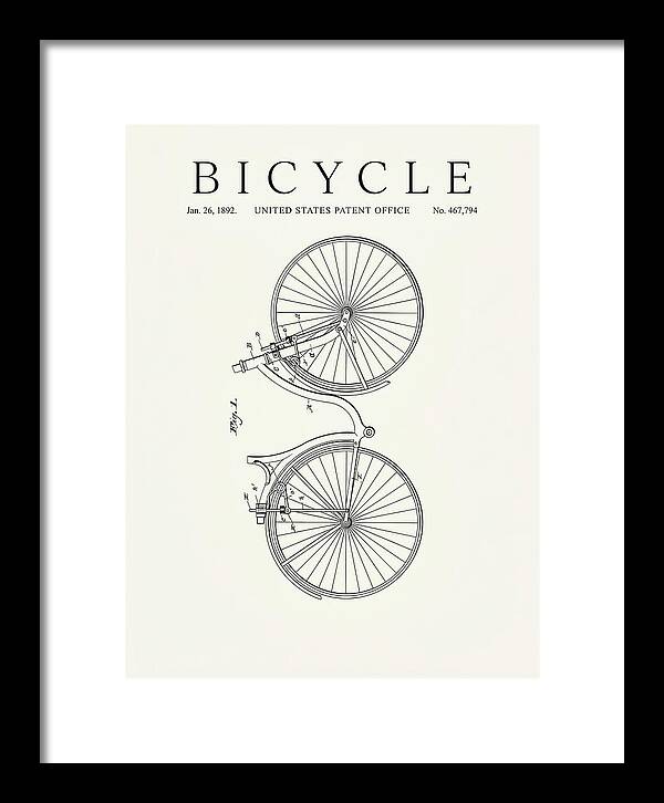 Bicycle Minimalist Patent Us467794a