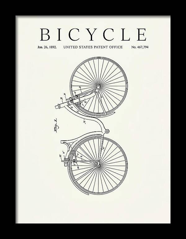 Bicycle Minimalist Patent Us467794a