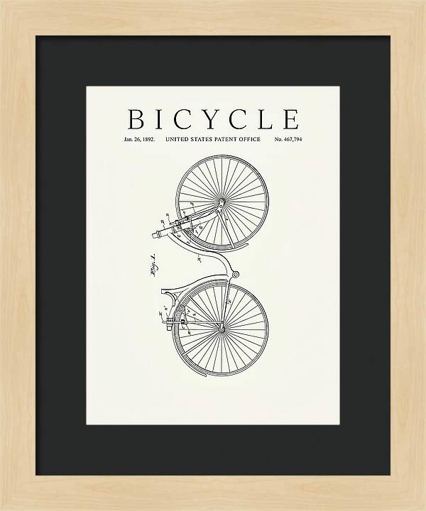 Bicycle Minimalist Patent Us467794a