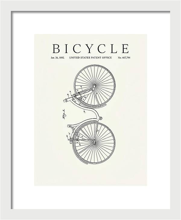 Bicycle Minimalist Patent Us467794a