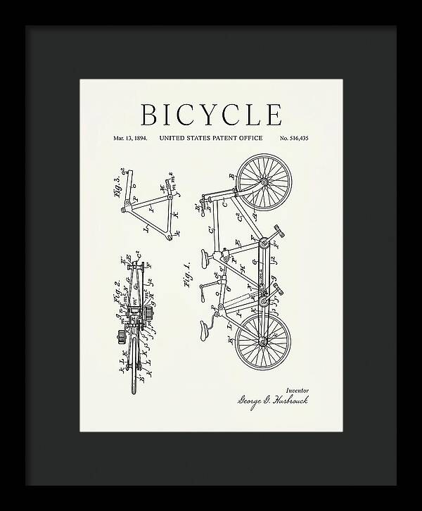 Bicycle Minimalist Patent Us516435a