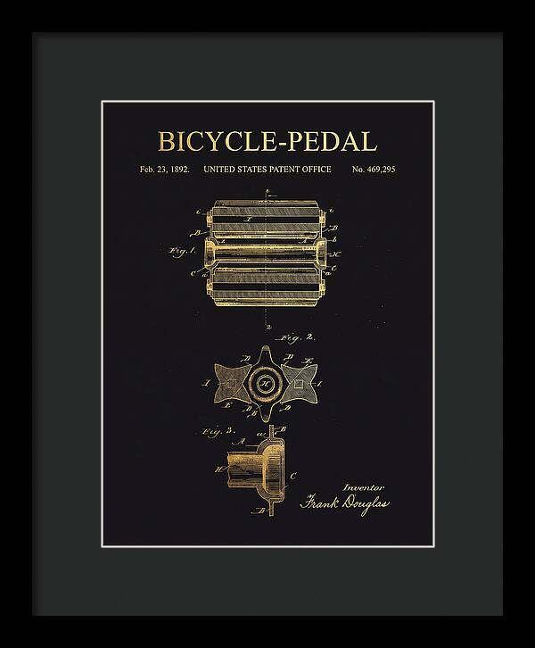 Bicycle Pedal Gold Patent Us469295a