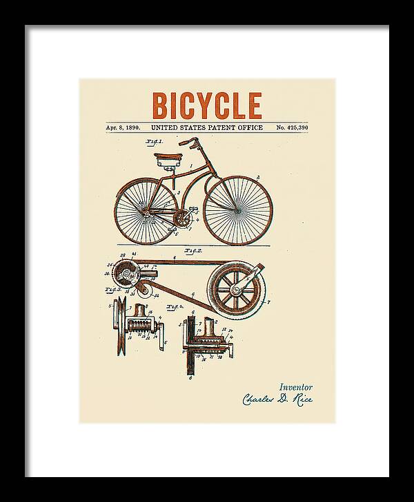 Bicycle Retro Patent Us425390a