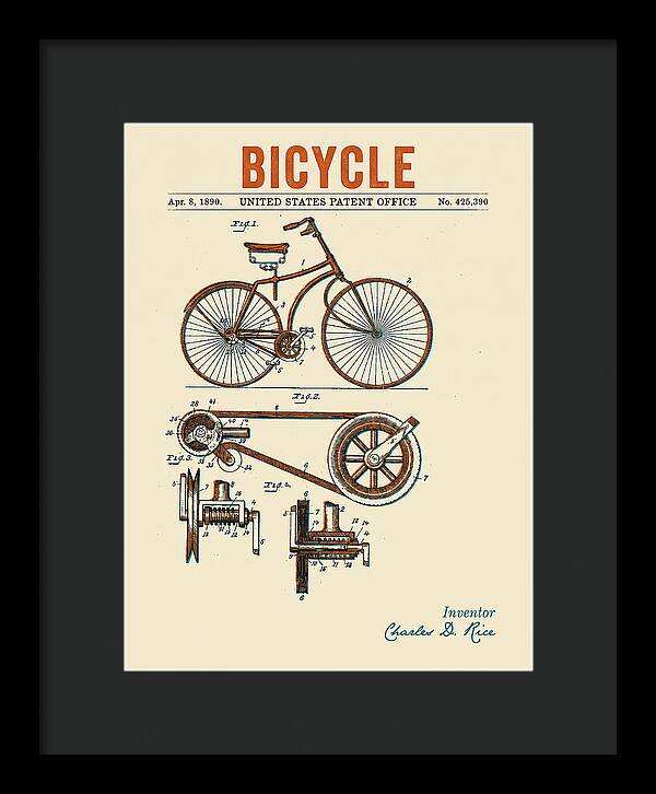 Bicycle Retro Patent Us425390a