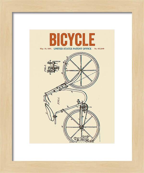 Bicycle Retro Patent Us452649a