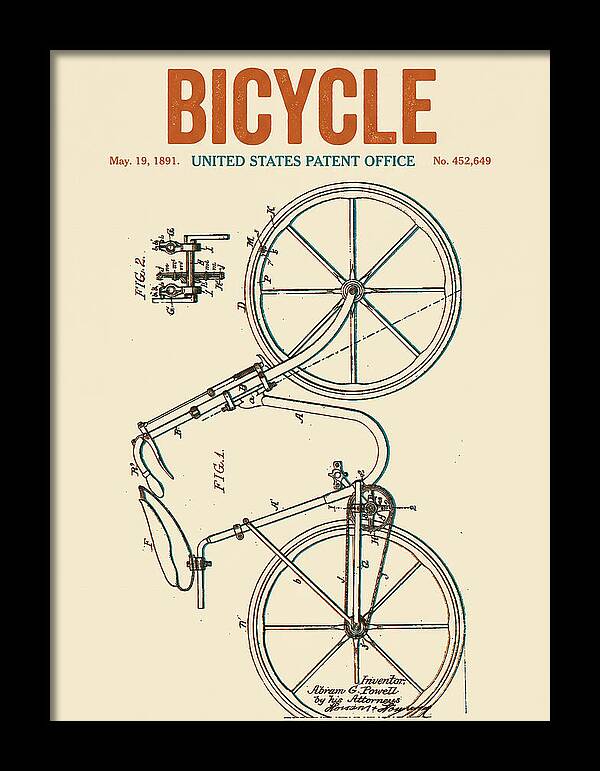 Bicycle Retro Patent Us452649a