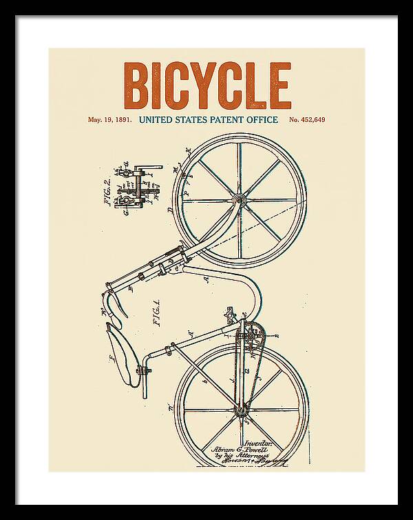 Bicycle Retro Patent Us452649a