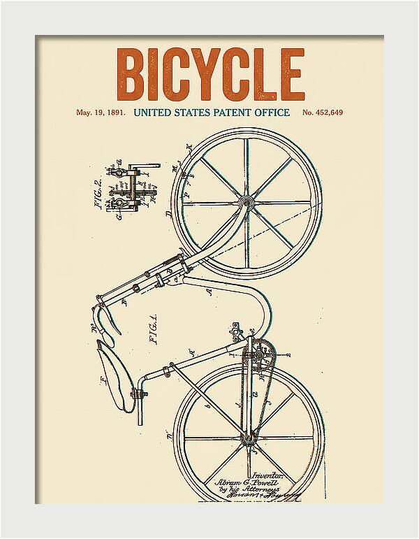 Bicycle Retro Patent Us452649a