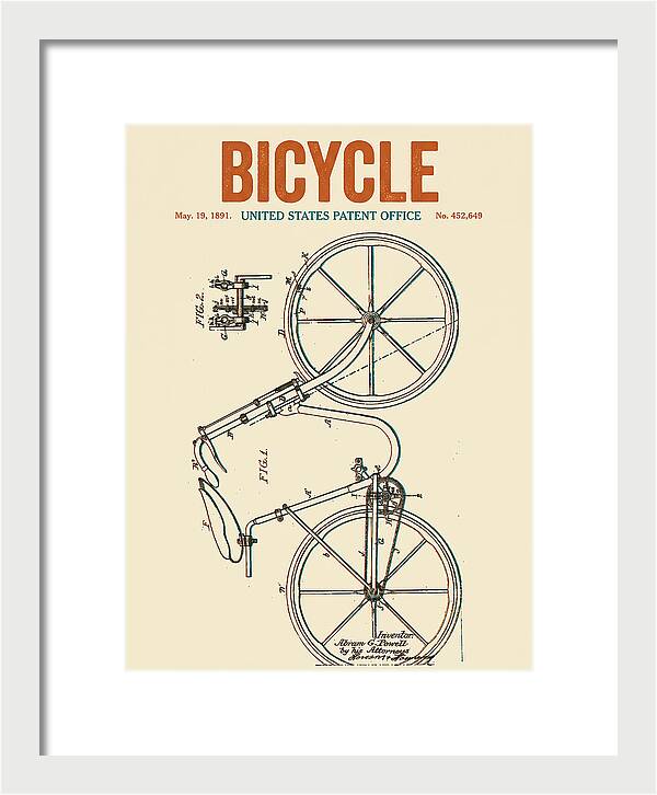 Bicycle Retro Patent Us452649a