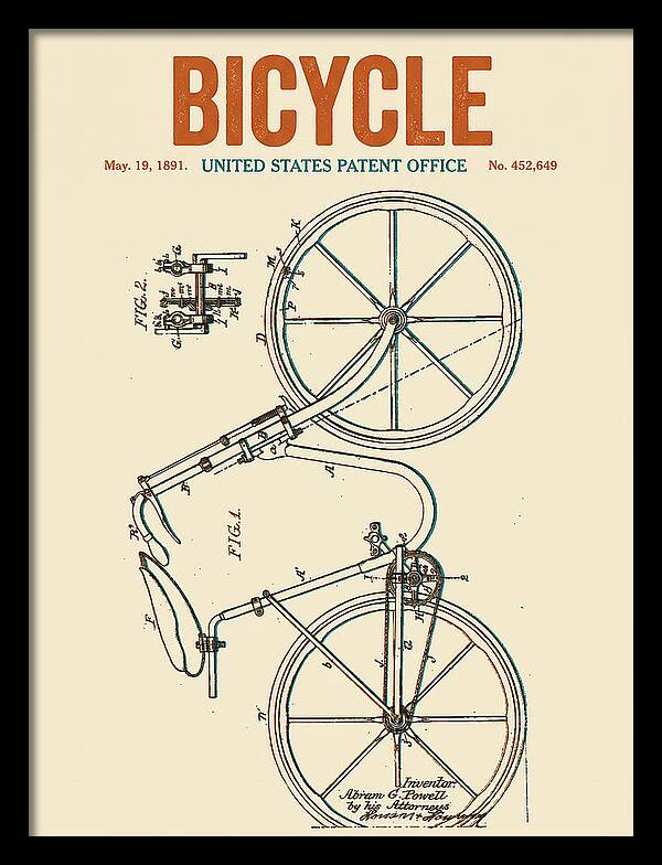 Bicycle Retro Patent Us452649a