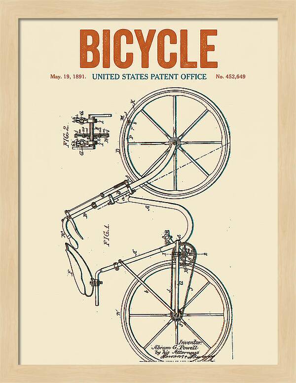 Bicycle Retro Patent Us452649a