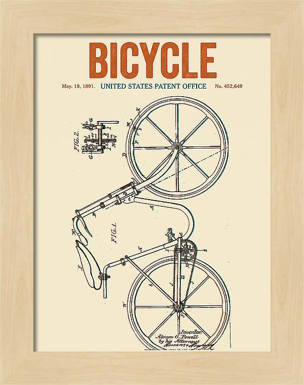 Bicycle Retro Patent Us452649a