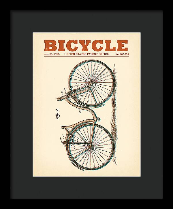 Bicycle Retro Patent Us467794a
