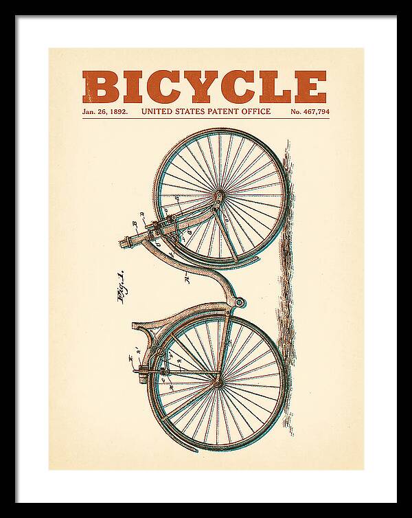 Bicycle Retro Patent Us467794a