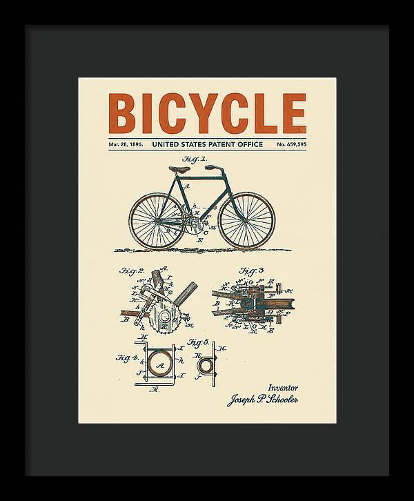 Bicycle Retro Patent Us659595a