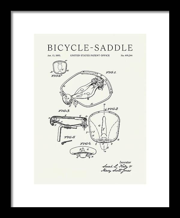 Bicycle Saddle Minimalist Patent Us499244a