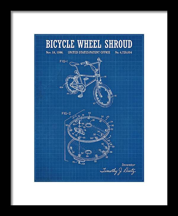 Bicycle Wheel Shroud Blueprint Patent Us4729604a