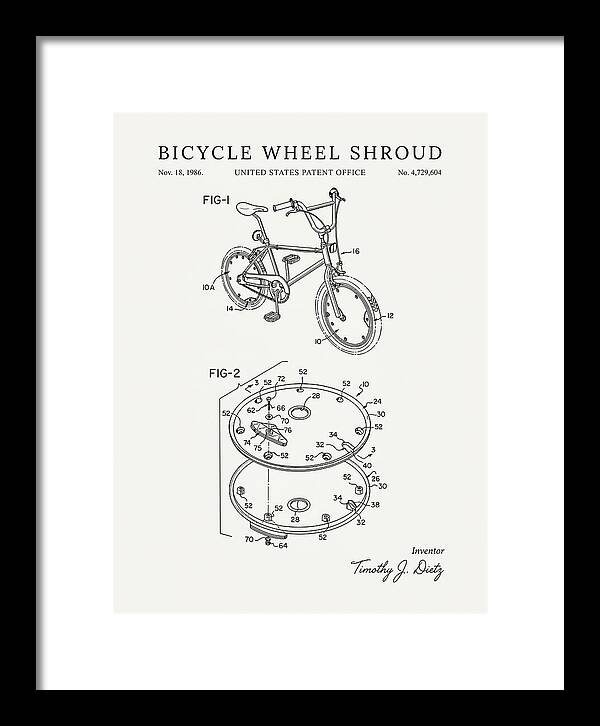 Bicycle Wheel Shroud Minimalist Patent Us4729604a