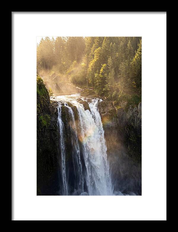 Big Manitou Falls At Golden Hour