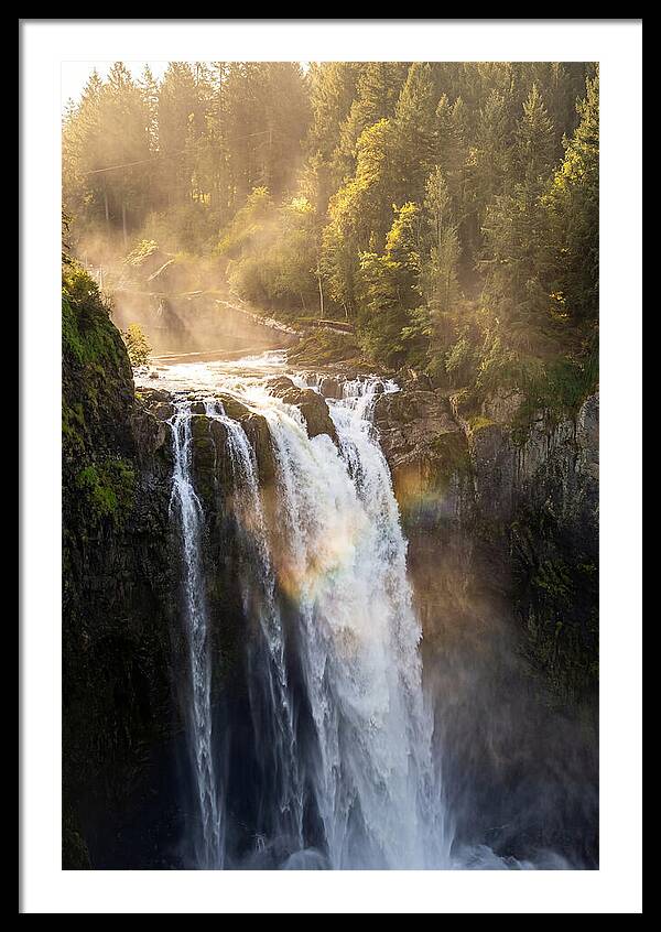 Big Manitou Falls At Golden Hour