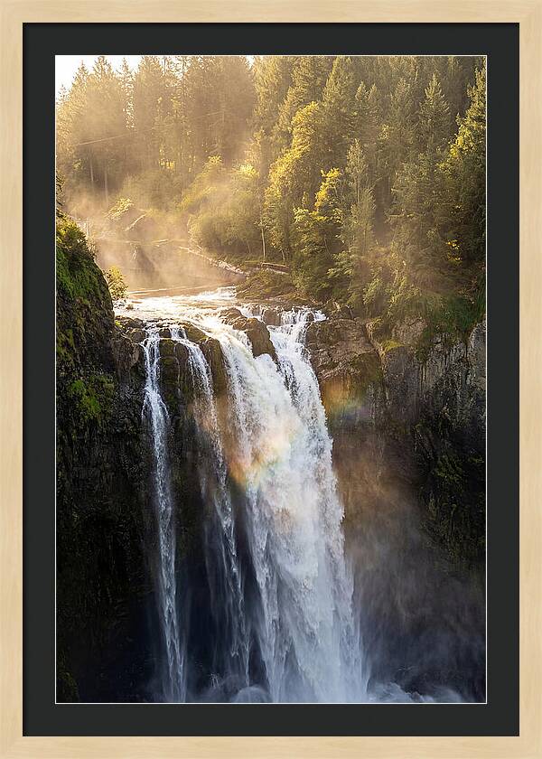 Big Manitou Falls At Golden Hour