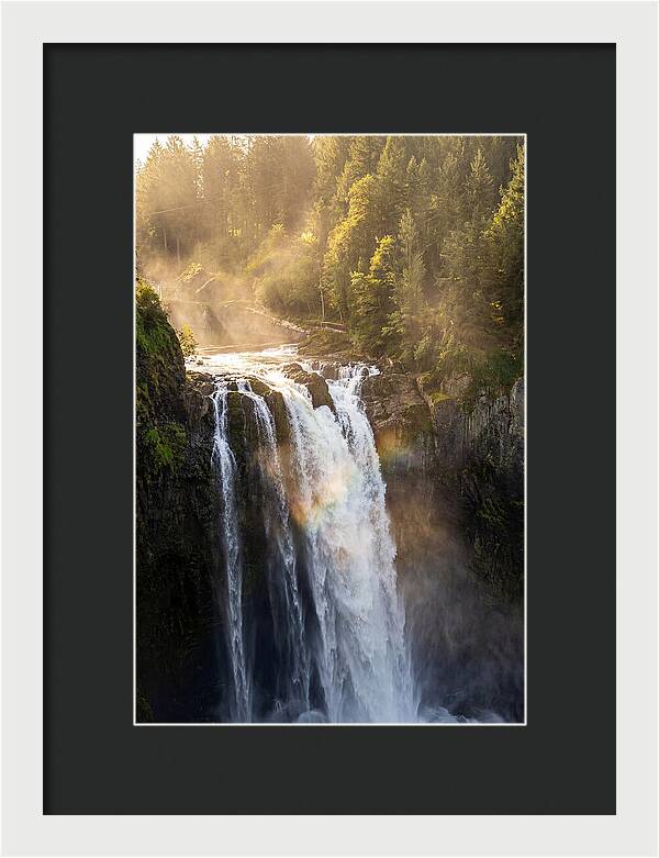 Big Manitou Falls At Golden Hour