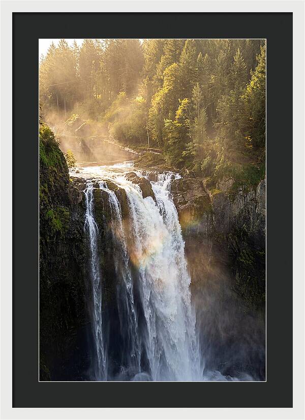 Big Manitou Falls At Golden Hour