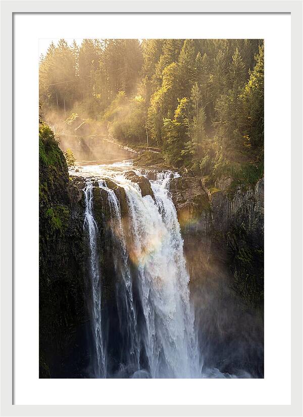Big Manitou Falls At Golden Hour