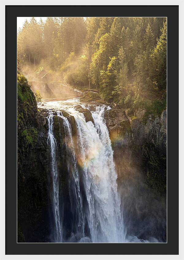 Big Manitou Falls At Golden Hour