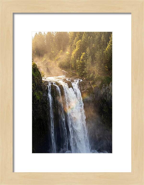 Big Manitou Falls At Golden Hour