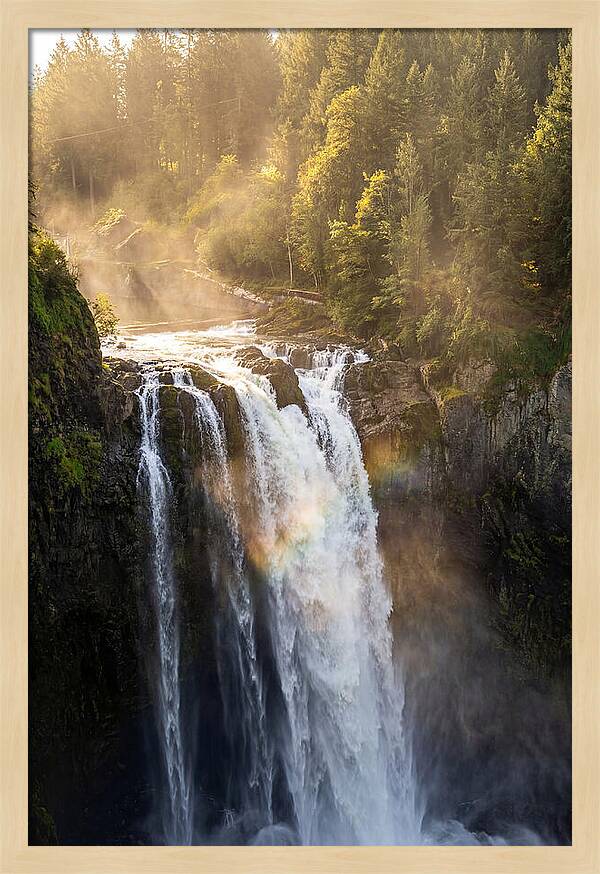 Big Manitou Falls At Golden Hour
