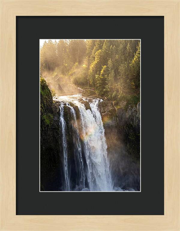 Big Manitou Falls At Golden Hour