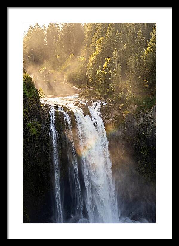 Big Manitou Falls At Golden Hour