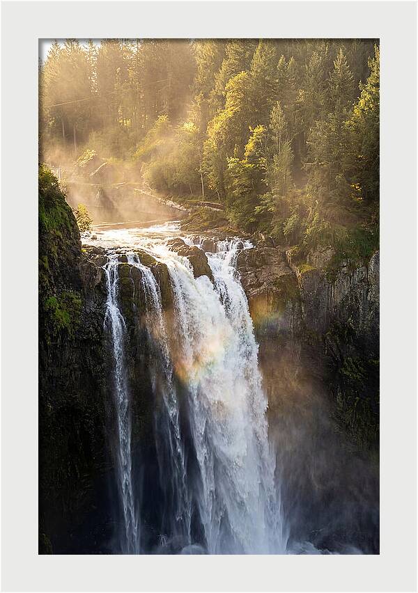 Big Manitou Falls At Golden Hour