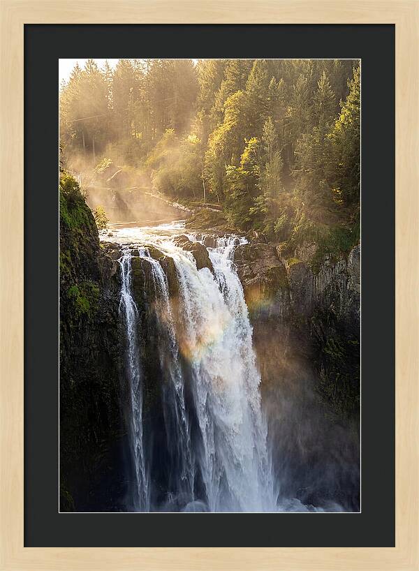 Big Manitou Falls At Golden Hour