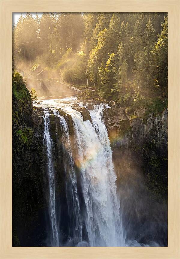 Big Manitou Falls At Golden Hour