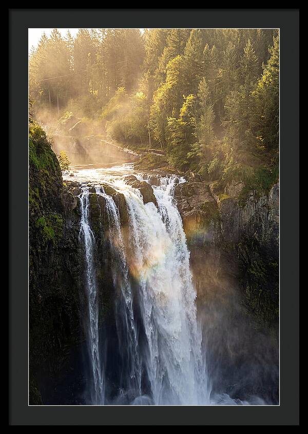 Big Manitou Falls At Golden Hour