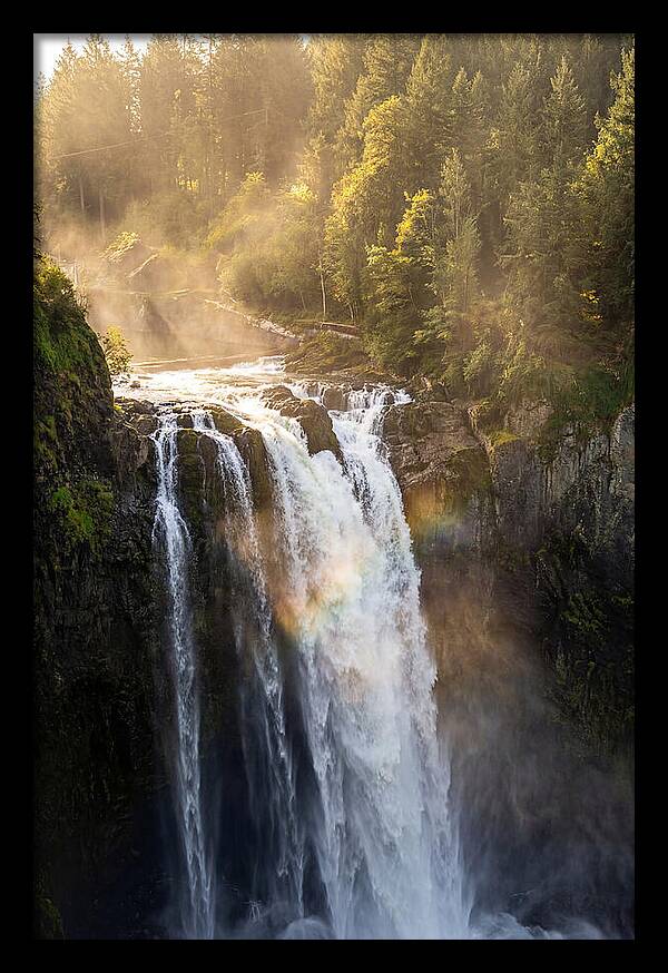 Big Manitou Falls At Golden Hour