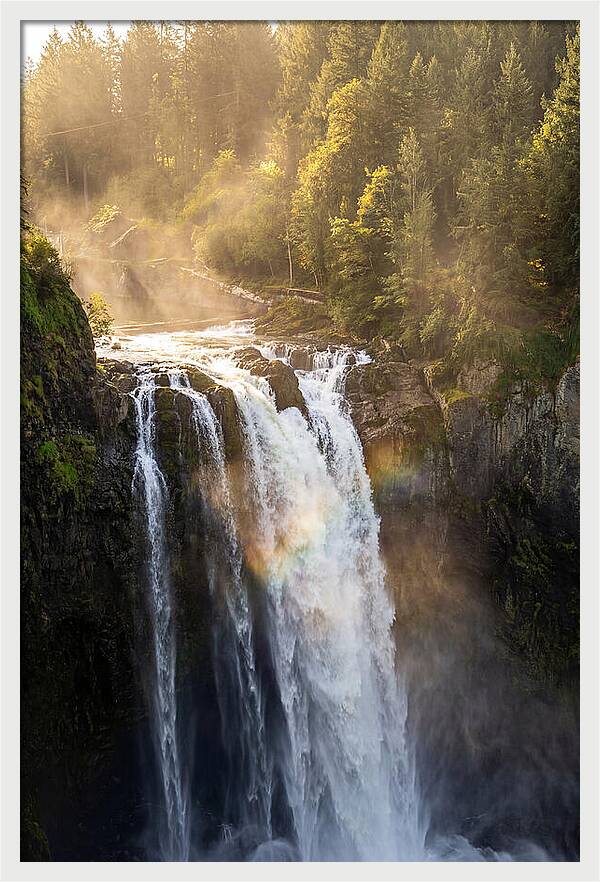 Big Manitou Falls At Golden Hour