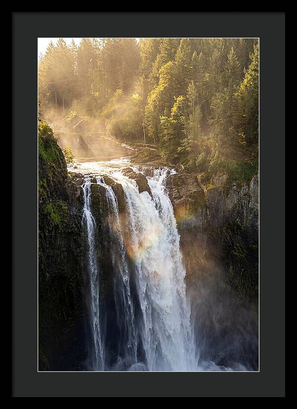 Big Manitou Falls At Golden Hour